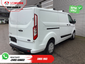 Ford Transit Custom Bestelbus 2.0 TDCI 130 pk Aut. L2 Carplay/ Stoelverw./ Navi/ Airco/ Cruise/ PDC/ DAB/ Trekhaak
