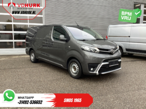 Toyota ProAce Worker Bestelbus 2.0 Aut. L2 Adapt.Cruise/ 2x Schuifdeur/ Standkachel/ Stoelverw./ Keyless/ Navi/ Camera/ PDC/ Climate/ Trekhaak