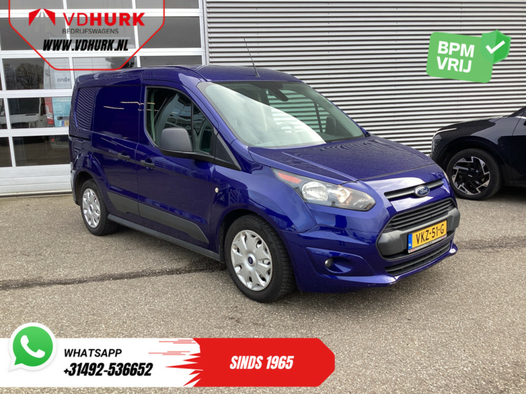 Ford Transit Connect Bestelbus 1.0 100 pk Trend BENZINE MARGE 3 Pers./ Carplay/ Camera/ Navi/ PDC/ Trekhaak/ Airco