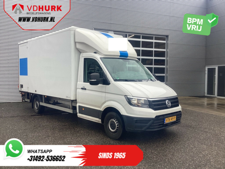 Volkswagen Crafter Bakwagen 2.0 TDI Bakwagen Laadklep 450x210x213/ Side door/ Top spoiler/ Carplay/ Cruise/ Navi/ Camera/ Airco