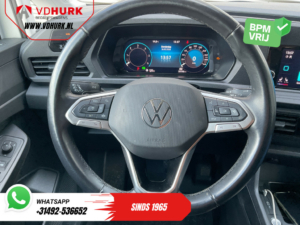 Volkswagen Caddy Cargo Van 2.0 TDI 125 к.с. DSG Aut. LED/ Підігрів стійок/ Шкіра/ Адапт.круїз/ Віртуальний кокпіт/ Підігрів сидінь/ Камера/ ЦЗ/ 17” LMV