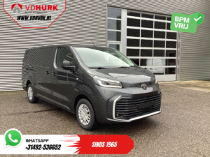 Toyota PROACE Electric Worker Van 75 kWh L3 345 km WLTP LED/ Chargeur rapide/ Keyless/ Adapt.Cruise/ Steerverw./ Stoelverw./ Navi/ Carplay/ Camera/ PDC/ Airco