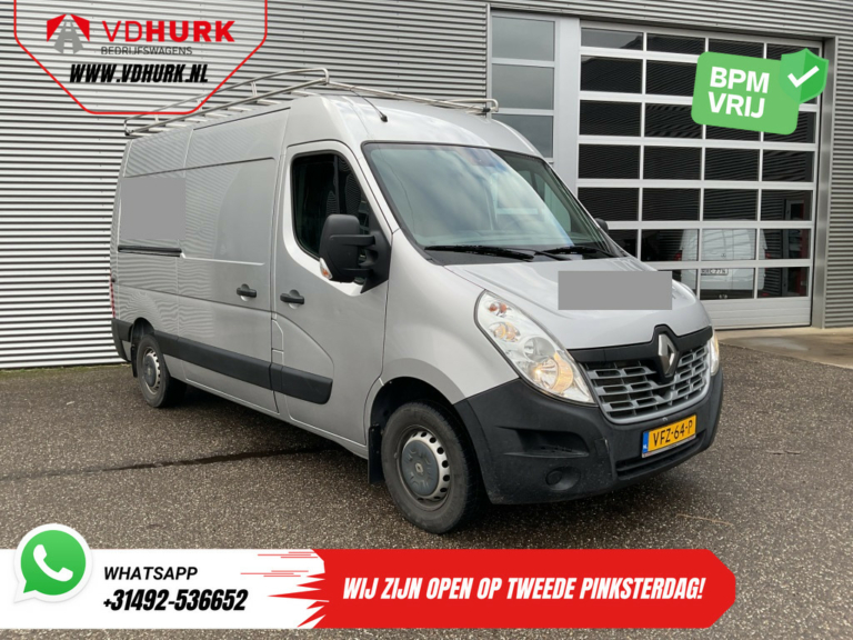 Renault Master Bestelbus T35 2.3 dCi 145 pk L2H2 270Gr.Deuren/ 2.5t Trekverm./ Imperiaal + Trap/ Airco/ PDC/ Trekhaak