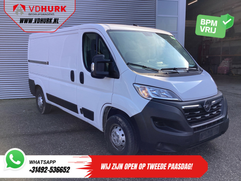 Opel Movano Bestelbus 2.2 120 pk L2 Carplay/ 270Gr.Deuren/ Climate/ Navi/ Cruise/ Camera/ PDC/ DAB