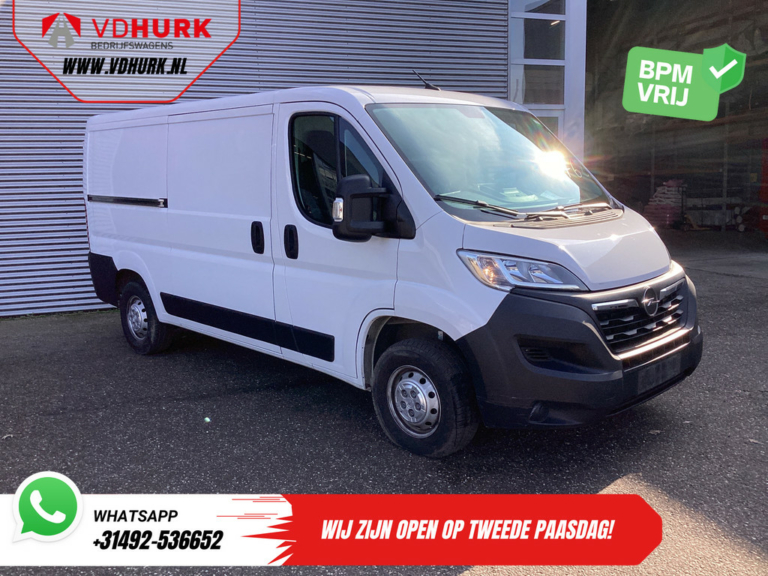 Opel Movano Bestelbus 2.2 120 pk L2 Carplay/ 270Gr.Deuren/ Climate/ Navi/ Cruise/ Camera/ PDC/ DAB