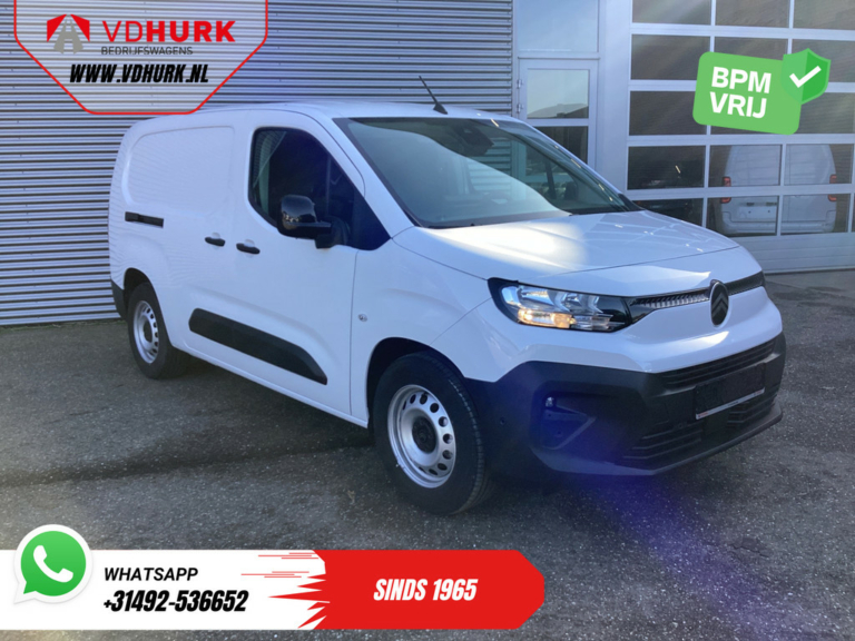 Citroën E-Berlingo Van 50 kWh 345 km WLTP L2 Carplay/ Quick charger/ 3Pers./ Airco/ Navi/ Camera/ Cruise/ PDC