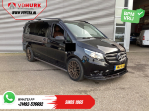 Mercedes-Benz Vito Van 114 CDI Aut. DC Double Cab Cuir Buffl/ 2x Porte coulissante/ Carplay/ Navi/ Spoiler/ Lame avant/ Barres latérales/ 18” LMV/ Croisière/ Climatisation