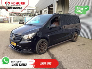 Mercedes-Benz Vito Van 114 CDI Aut. DC Double Cab Cuir Buffl/ 2x Porte coulissante/ Carplay/ Navi/ Spoiler/ Lame avant/ Barres latérales/ 18” LMV/ Croisière/ Climatisation