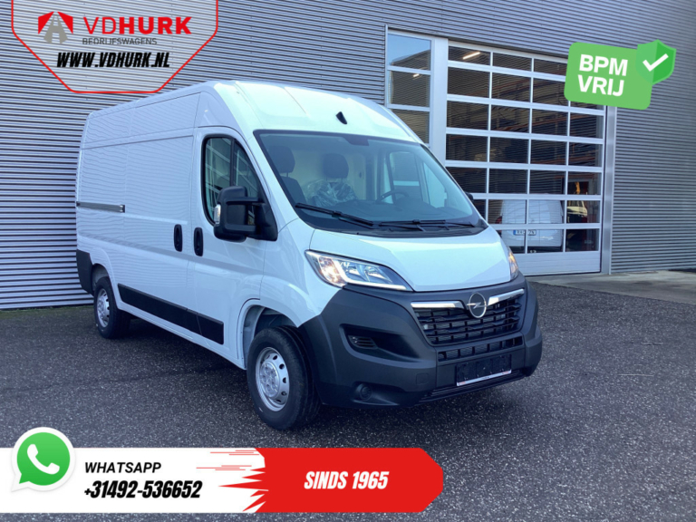 Opel Movano Bestelbus 2.2 140 pk L2H2 Betimmering/ Carplay/ 270Gr.Deuren/ Climate/ Camera/ Cruise/ Navi/ PDC/ Cruise