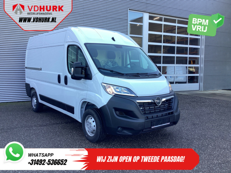 Opel Movano Van 2.2 140 KM L2H2 Stolarka/ Carplay/ 270Gr.Drzwi/ Klimatyzacja/ Kamera/ Rejs/ Navi/ PDC/ Rejs
