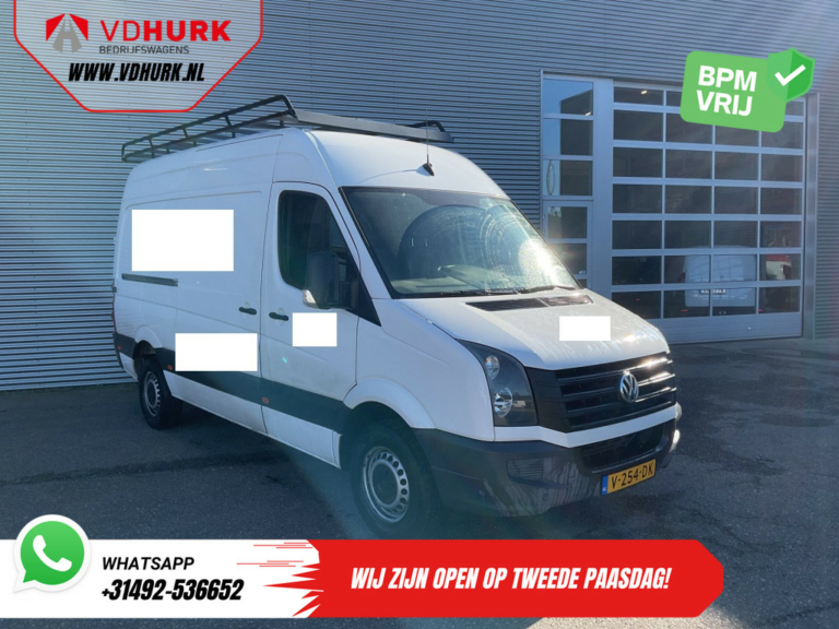 Volkswagen Crafter Bestelbus 2.0 TDI 135 pk L2H2 EXPORT Imperiaal + Trap/ Carplay/ 270Gr.deuren/ Airco/ Camera/ Cruise/ PDC/ DAB/ Trekhaak