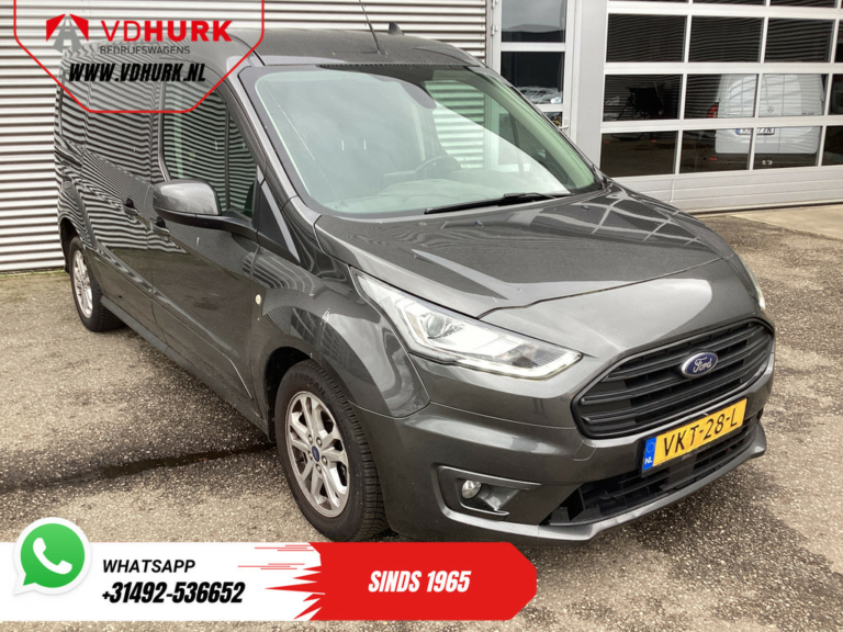 Ford Transit Connect Bestelbus 1.5 120 pk Aut. L2 Limited EXPORT Carplay/ Climate/ Cruise/ Camera/ PDC/ LMV/ Navi / Stoelverw /