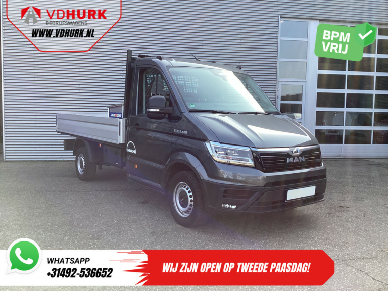MAN TGE Offener Kofferraum 2.0 DSG Aut. Offener Aufbau 340x204x40/ Facelift/ LED/ Virtual Cockpit/ Carplay/ Pick Up/ Kamera/ Klima/ PDC/ Cruise