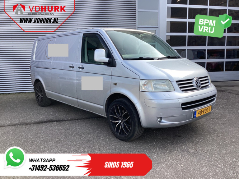 Volkswagen Transporter Van 2.5 TDI 131 CP DSG Aut. L2 EXPORT 2.5t Trekverm./ Airco/ Cruise/ 19”LMV/ PDC/ Towbar