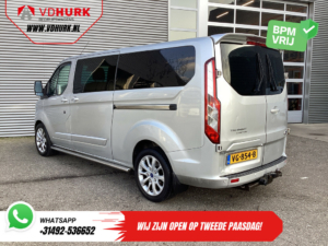 Ford Transit Custom Vans 2.2 TDCI 155 PS L2 DC Doppelkabine EXPORT 2x Schiebetür/ 2.4t Abschleppverm./ Sitzverw./ Leder/ Navi/ Kamera/ Cruise/ Seitenleisten/ 18”