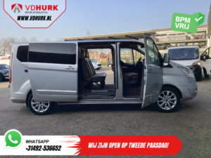 Ford Transit Custom Vans 2.2 TDCI 155 PS L2 DC Doppelkabine EXPORT 2x Schiebetür/ 2.4t Abschleppverm./ Sitzverw./ Leder/ Navi/ Kamera/ Cruise/ Seitenleisten/ 18”