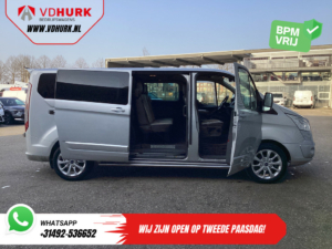 Ford Transit Custom Vans 2.2 TDCI 155 PS L2 DC Doppelkabine EXPORT 2x Schiebetür/ 2.4t Abschleppverm./ Sitzverw./ Leder/ Navi/ Kamera/ Cruise/ Seitenleisten/ 18”