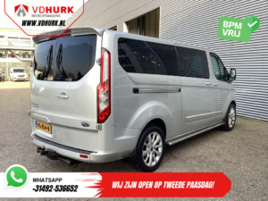 Ford Transit Custom Vans 2.2 TDCI 155 PS L2 DC Doppelkabine EXPORT 2x Schiebetür/ 2.4t Abschleppverm./ Sitzverw./ Leder/ Navi/ Kamera/ Cruise/ Seitenleisten/ 18”