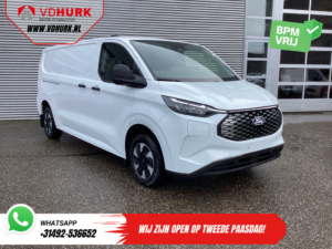 Ford E-Transit Custom Van L2 Trend 65 kWh 330 km WLTP Garantie jusqu'en 2029/ LED/ Chauffage sur socle/ Chargeur rapide/ 2,3t Matériel de remorquage/ Sièges chauffants/ Carplay/ Caméra/ PDC/ Cr