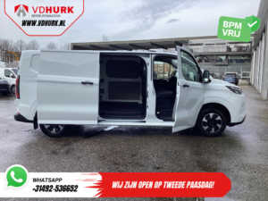 Ford E-Transit Custom Van L2 Trend 65 kWh 330 km WLTP Garantie jusqu'en 2029/ LED/ Chauffage sur socle/ Chargeur rapide/ 2,3t Matériel de remorquage/ Sièges chauffants/ Carplay/ Caméra/ PDC/ Cr