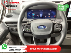 Ford E-Transit Custom Van L2 Trend 65 kWh 330 km WLTP Garantie jusqu'en 2029/ LED/ Chauffage sur socle/ Chargeur rapide/ 2,3t Matériel de remorquage/ Sièges chauffants/ Carplay/ Caméra/ PDC/ Cr
