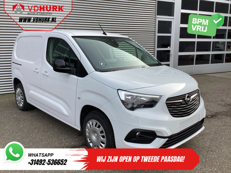 Opel Combo Electric Bestelbus 50kWh 285 WLTP Standkachel/ Snellader/ Stoelverw./ Stuurverw./ Keyless/ Carplay/ Navi/ Camera/ PDC/ Cruise/ Airco