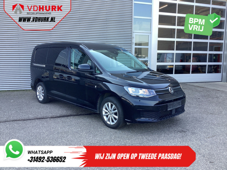 Volkswagen Caddy Cargo Maxi Bestelbus 2.0 TDI 125 pk DSG Aut. Standkachel/ Stoelverw./ Carplay/ Airco/ Cruise/ PDC/ 16”LMV/ Trekhaak