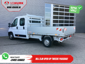 Opel Movano Open laadbak 2.2 140 pk DC Dubbel Cabine Open Laadbak/ 7 Pers./ 2.5t Trekverm./ Cruise/ Airco/ 288x215x35/ Pick up