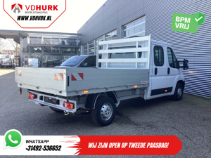 Opel Movano Open laadbak 2.2 140 pk DC Dubbel Cabine Open Laadbak/ 7 Pers./ 2.5t Trekverm./ Cruise/ Airco/ 288x215x35/ Pick up
