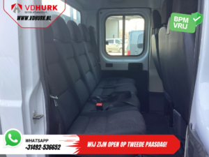 Opel Movano Open laadbak 2.2 140 pk DC Dubbel Cabine Open Laadbak/ 7 Pers./ 2.5t Trekverm./ Cruise/ Airco/ 288x215x35/ Pick up