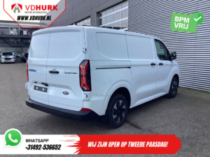 Ford E-Transit Custom Van Trend 65 kWh 330 km WLTP 218 KM Gwarancja do 2027 r./ LED/ Ogrzewanie postojowe/ Szybka ładowarka/ 2,3 t Holowanie/ Ogrzewanie siedzeń/ Carplay/ Klimatyzacja/ Ca