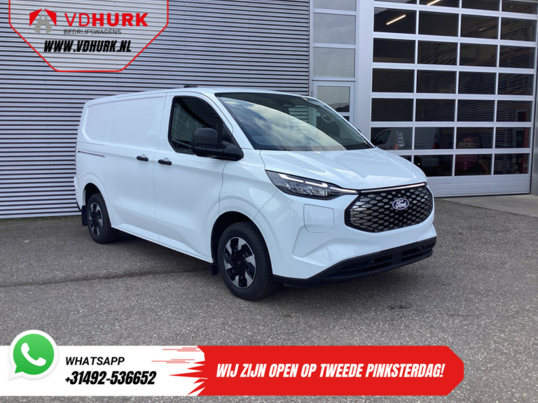 Ford E-Transit Custom Bestelbus Trend 65 kWh 330 km WLTP 218 pk Garantie t/m 2027/ LED/ Standkachel/ Snellader/ 2.3t Trekverm./ Stoelverw./ Carplay/ Climate/ Ca