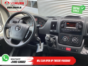 Opel Movano Open cargo box 2.2 140 cv DC Double Cab Open cargo box/ 7 Pers./ 2.5t Trekverm./ Cruise/ Airco/ 288x215x35/ Pick up