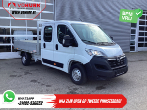 Opel Movano Open cargo box 2.2 140 CP DC Double Cab Open cargo box/ 7 Pers./ 2.5t Trekverm./ Cruise/ Airco/ 288x215x35/ Pick up