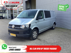 Volkswagen Transporter Van 2.0 TDI 150 CP L2 DC Double Cab EXPORT 2.5t Trekverm./ Airco/ Camera/ Cruise/ 16 ”LMV/ cârlig de remorcare