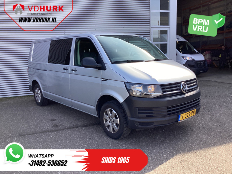 Volkswagen Transporter Van 2.0 TDI 150 CP L2 DC Double Cab EXPORT 2.5t Trekverm./ Airco/ Camera/ Cruise/ 16 ”LMV/ cârlig de remorcare