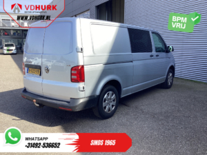 Volkswagen Transporter Bestelbus 2.0 TDI 150 pk L2 DC Dubbel Cabine EXPORT 2.5t Trekverm./ Airco/ Camera/ Cruise/ 16”LMV/ Trekhaak