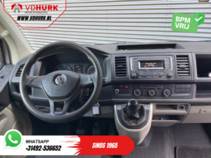 Volkswagen Transporter Bestelbus 2.0 TDI 150 pk L2 DC Dubbel Cabine EXPORT 2.5t Trekverm./ Airco/ Camera/ Cruise/ 16”LMV/ Trekhaak