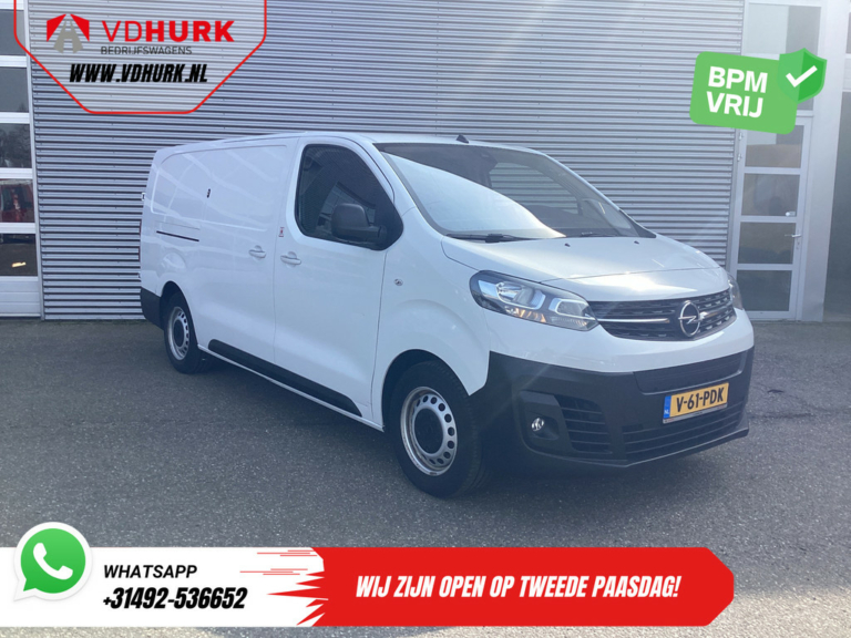 Opel Vivaro Electric Van L3 230 km WLTP Chargeur rapide/ Keyless/ Carplay/ Sièges chauffants/ Climatisation/ PDC/ Croisière