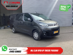 Citroën Jumpy Vans 2.0 125 ch L3 2x Porte coulissante/ 2.5t Remorquage M./ Carplay/ Airco/ Navi/ Cruise/ PDC/ Crochet d'attelage