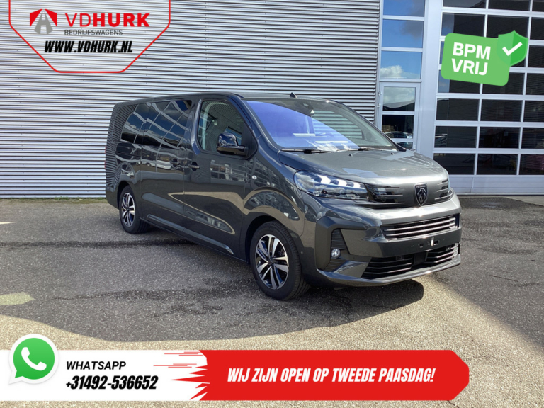 Peugeot e-Traveller Passenger L3 75kWh 348 km WLTP LED/ Schnellladegerät/ Pano/ 8 Press/ Adapt.Cruise/ Leder/ 2x Elek.Slide/ Elek.seats/ Massagesitze/ Sitzheizung