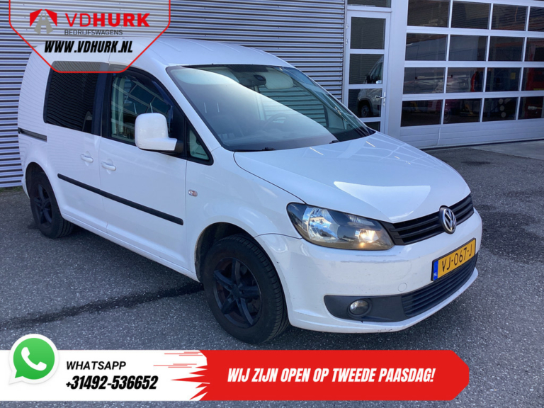 Volkswagen Caddy Bestelbus 1.6 TDI 102 pk Aut. Export DB-Riem V.V/ Navi/ Cruise/ PDC/ Leder/ LMV/ Airco/ Trekhaak