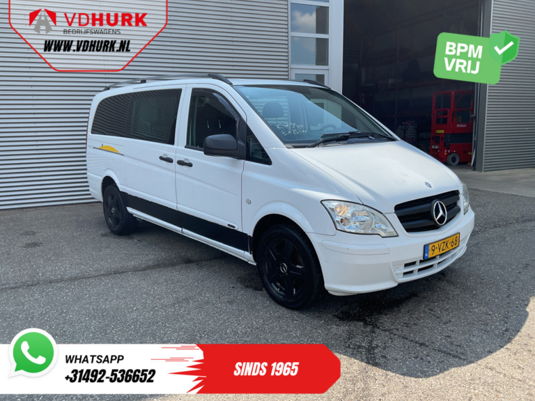 Mercedes-Benz Vito Van 113 CDI L3 DC Doppia Cabina EXPORT Carplay/ Airco/ Telecamera/ 17” LMV/ PDC/ Gancio di traino