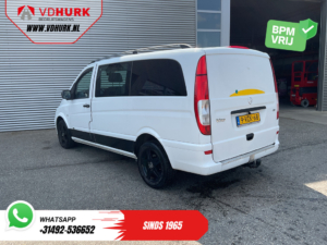 Mercedes-Benz Vito Van 113 CDI L3 DC Double Cab EXPORT Carplay/ Airco/ Camera/ 17” LMV/ PDC/ Towbar