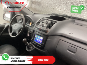 Mercedes-Benz Vito Van 113 CDI L3 DC Double Cab EXPORT Carplay/ Airco/ Camera/ 17” LMV/ PDC/ Towbar