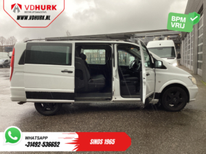 Mercedes-Benz Vito Van 113 CDI L3 DC Double Cab EXPORT Carplay/ Airco/ Camera/ 17” LMV/ PDC/ Towbar