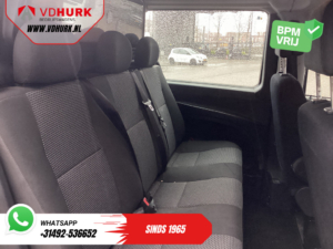 Mercedes-Benz Vito Van 113 CDI L3 DC Double Cab EXPORT Carplay/ Airco/ Camera/ 17” LMV/ PDC/ Towbar