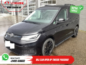 Volkswagen Caddy Cargo Van 2.0 TDI 125 CV DSG Aut. Black Edition LED/ Adapt.Cruise/ Riscaldatore a cavalletto/ Seatverw./ Pelle/ Carplay/ Navi/ LMV/ Barre laterali/ Barra di traino/