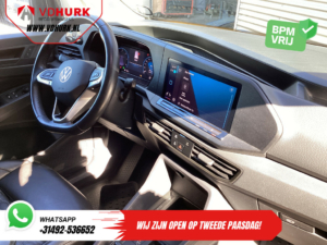 Volkswagen Caddy Cargo Maxi Bestelbus 2.0 TDI 125 pk DSG Aut. Black Edition LED/ Adapt.Cruise/ Standkachel/ Stoelverw./ Leder/ Carplay/ Navi/ LMV/ Sidebars/ Trekhaak/