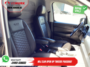 Volkswagen Caddy Cargo Maxi Bestelbus 2.0 TDI 125 pk DSG Aut. Black Edition LED/ Adapt.Cruise/ Standkachel/ Stoelverw./ Leder/ Carplay/ Navi/ LMV/ Sidebars/ Trekhaak/